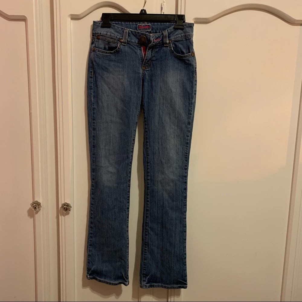 WRANGLER straight leg low-rise jeans